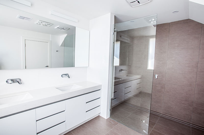 Bathroom in the renovated Glen Iris family home