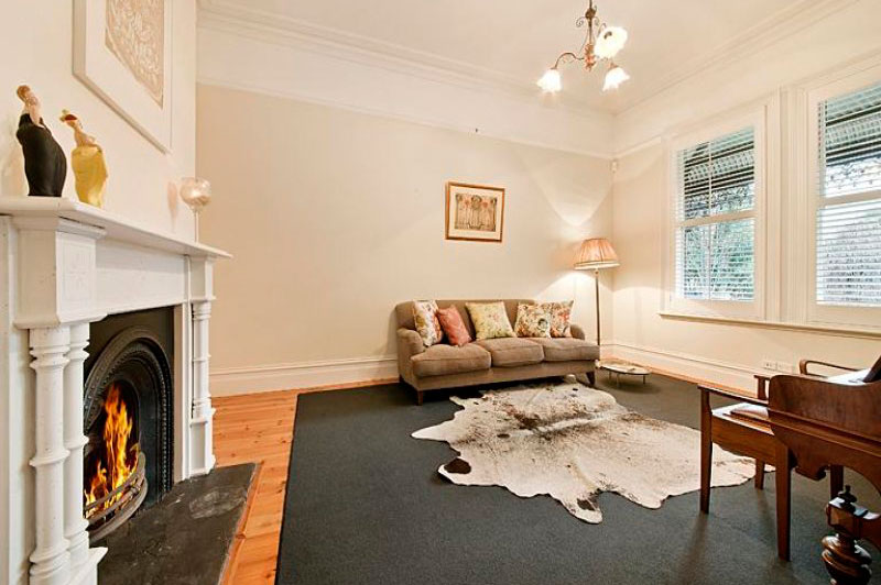 Transformed rear living space of the Brighton East home