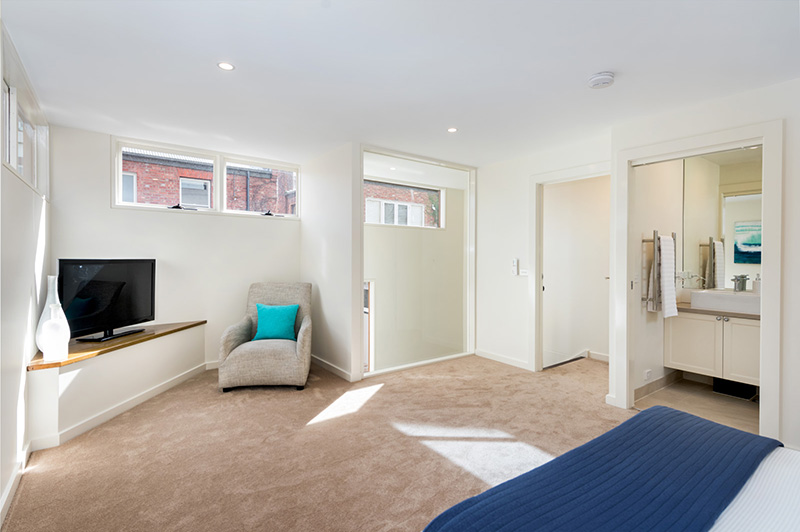 New studio space with ensuite at the East Melbourne property